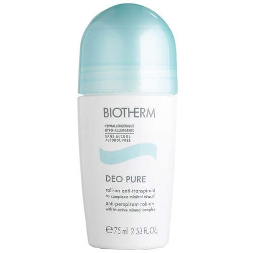 Biotherm Kuličkový antiperspirant bez alkoholu Deo Pure (Antiperspirant Roll-on with Tri-active Mineral Complex) 75 ml